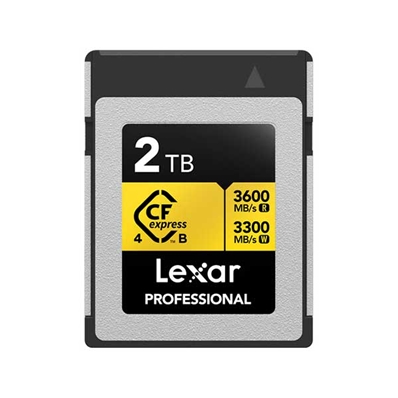 LEXAR LCXEXP4002T-RNENG CFexpress PRO Tipo B de 2TB GOLD serie 4.0