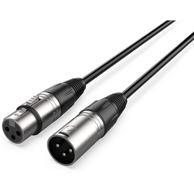 PERCON PA-5040 Conexión profesional audio XLR-M a XLR-F de 40 metros.