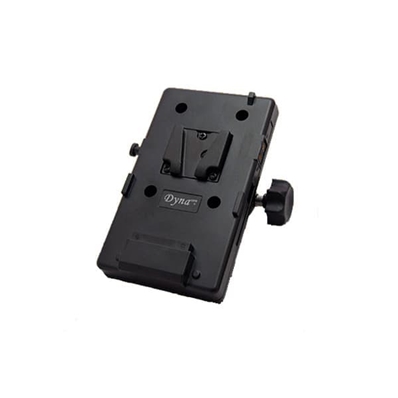 DYNACORE D-SC Placa V-Mount con pinza para enganchar a pies de foco.