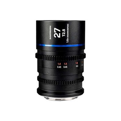 LAOWA Nanomorph 27mm T2.8 1.5X S35 (Blue) E Nanomorph 27mm T2.8 1.5X S35 (Blue) Sony E.