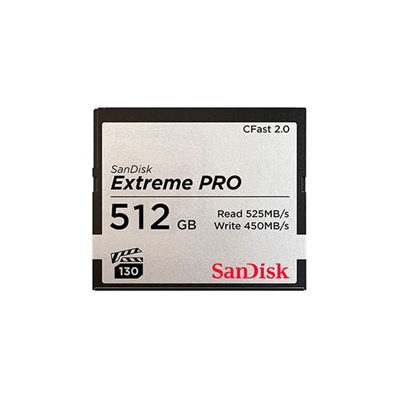 SANDISK SDCFSP-512G-G46D Tarjeta 512GB CFAST 2.0 EXTREME PRO 525MB...
