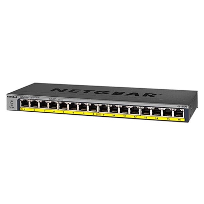 NETGEAR GS116PP Switch 16 puertos 1GB Ethernet con PoE+(183W)