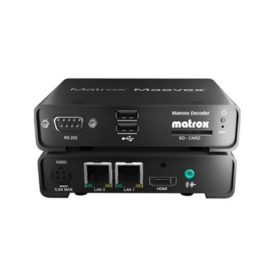 MATROX Maevex. Vídeo over IP Decoder