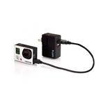 GOPRO AWALC-001 (Usado) Cargador doble / alimentador por USB.