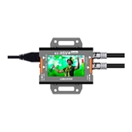 LUMANTEK EZ-HSV+ Conversor escalador HDMI + Audio Analógico a 2x HD-SDI