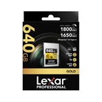 LEXAR LCAGOLD640G-RNENG CFexpress PRO Tipo A de 640GB GOLD serie 4.0 VPG400