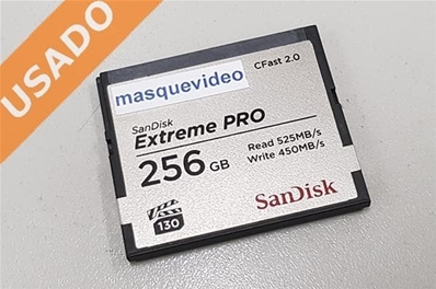 SANDISK SDCFSP-256G-G46D (Usado) Tarjeta 256GB CFAST 2.0 EXTREME P...