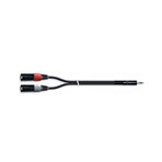 MQV Cable de audio MiniJack de 3,5 mm Stereo a 2 XLR (M)