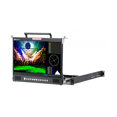 DATAVIDEO TLM-170FM Monitor 17" HD, en formato 1U rack con conex SDI y HDMI.