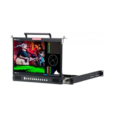 DATAVIDEO TLM-170KM Monitor 17" HD-4K, en formato 1U rack con conex SDI y HDMI.