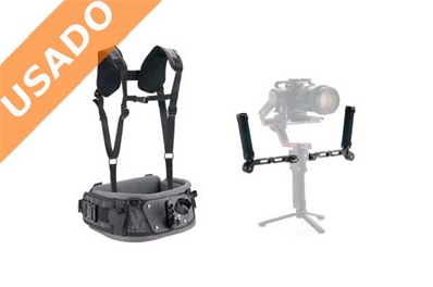 TILTA GSS-T04-DHB2 (Usado) Sistema de soporte de doble asa y chaleco para gimbal.