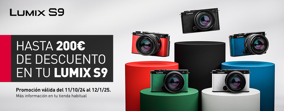 Promoción Lumix S9 y Lumix S9 con objetivos