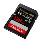 SANDISK SDSDXXD-128G-GN4IN Tarjeta V30 SDXC Extreme PRO UHS-1 (3) clase 10 de 128GB 200MB/s.