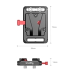 SMALLRIG SM2987 (Usado) Mini placa de batería V-Mount.