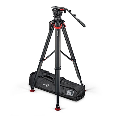 SACHTLER SYSTEM AKTIV 12T FLOWTECH 100 MS Kit trípode cabeza fluida AKTIV 12T + trípode Flowtech MS.