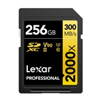 LEXAR SDXC 256GB V90 Tarjeta Profesional SDXC 256GB UHS-II (U3) Class 10 V90.