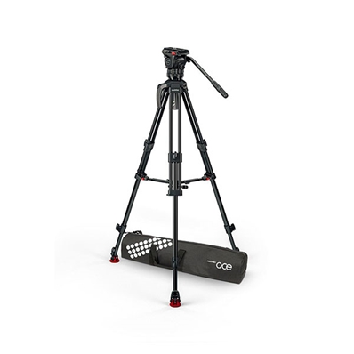 SACHTLER ACE II XL MS AL Kit trípode cabeza fluida ACE XL MKII + trípode 3 tramos