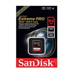 SANDISK SDSDXPB-064G-G46 (Usado) Tarjeta SDXC Extreme PRO UHS-2 SPEED 3 de 64 GB 280/250 MB/s.