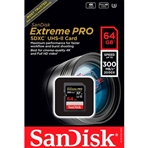 SANDISK SDSDXPK-064G-GN (Usado) Tarjeta SDXC Extreme PRO UHS-2 SPEED 3 de 64 GB 300 MB/s.