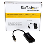 STARTECH Adaptador de conexión USB-C 3.1 (M) a Ethernet RJ45 (H)