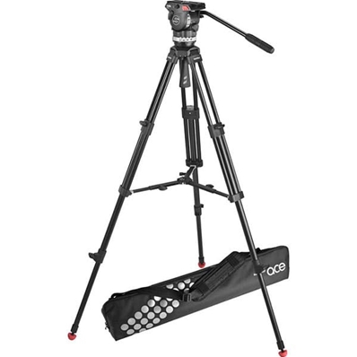 SACHTLER ACE M MS Kit trípode cabeza fluida ACE M + trípode 3 tramos