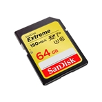 SANDISK SDSDXV6-064G-GNCIN (Usado) Tarjeta V30 SDXC Extreme UHS-1 (3) clase 10 de 64GB 150MB/S. 