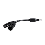 NANLITE CBDMXACP1/2 Cable adaptador DMX con 2 XLR-5 para serie Pavotube II.