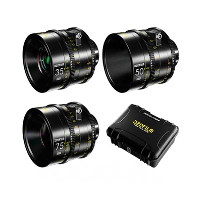 DZOFILM DZO-VCK3 Kit Vespid Cyber FF 35,50,75mm T2.1 PL&EF mount con maleta.