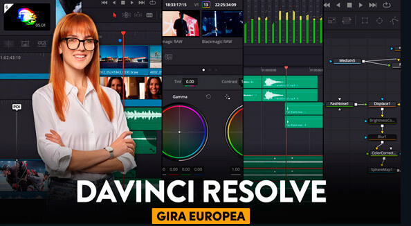 Evento Blackmagic Davinci Resolve Gira Europea